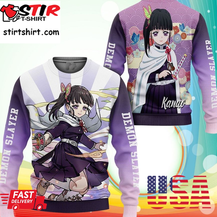 Kanao Tsuyuri Sweatshirt Demon Slayer Anime Sweater