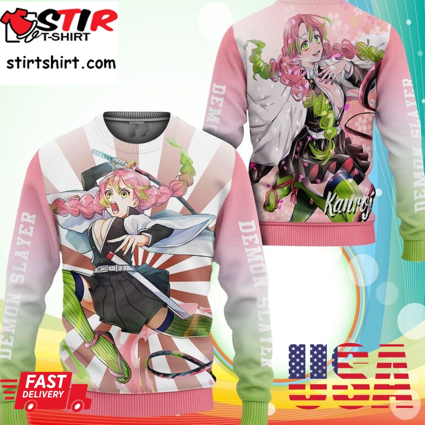 Kanroji Mitsuri Sweatshirt Demon Slayer Anime Sweater