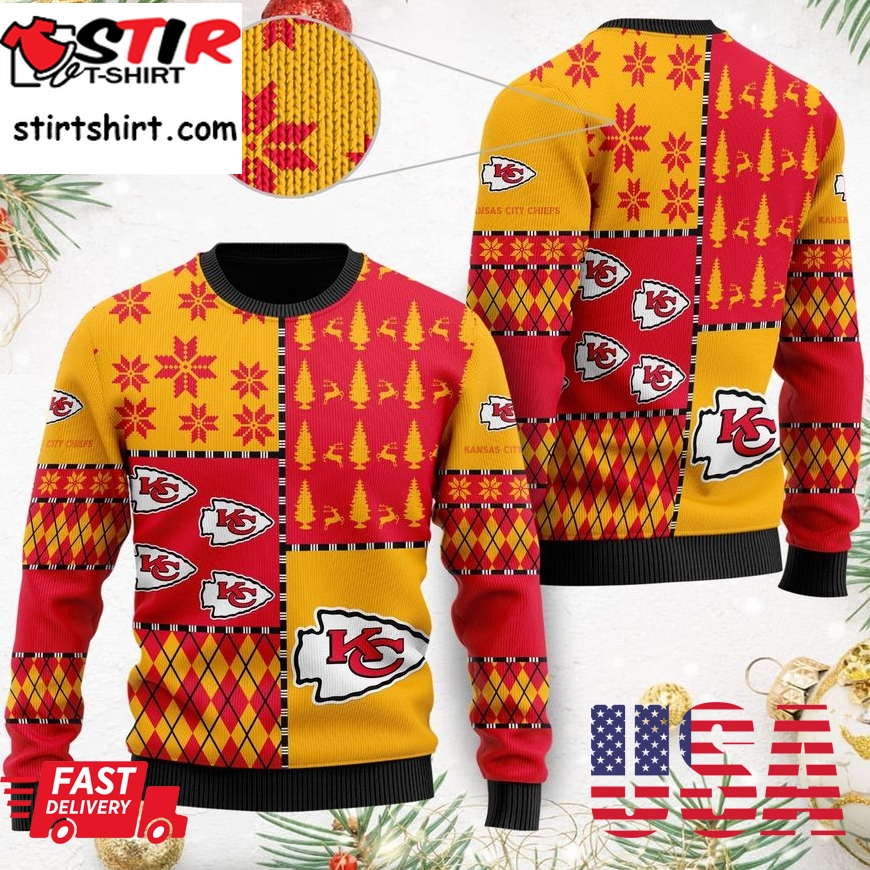 Kansas City Chiefs Ugly Christmas Sweaters Best Christmas Gift For Chiefs Fans, Ugly Sweater, Christmas Sweaters, Hoodie, Sweatshirt, Sweater