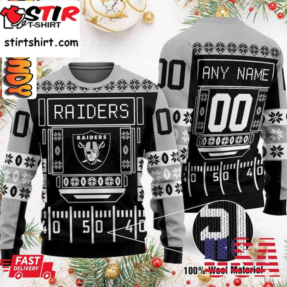 Las Vegas Raiders Nfl Ugly Christmas Sweater