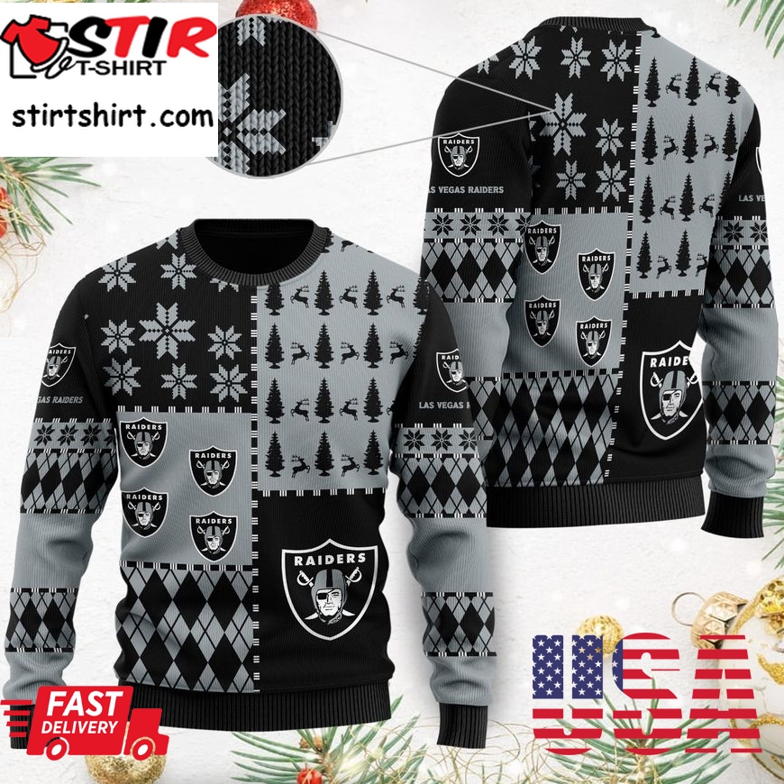Las Vegas Raiders Ugly Christmas Sweaters Best Christmas Gift For Raiders Fans, Ugly Sweater, Christmas Sweaters, Hoodie, Sweatshirt, Sweater