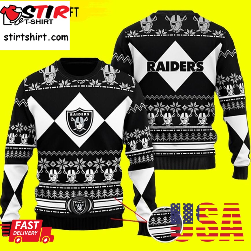 Las Vegas Raiders Ugly Sweater New Design For Fan Raiders Ugly Sweater For Men Women