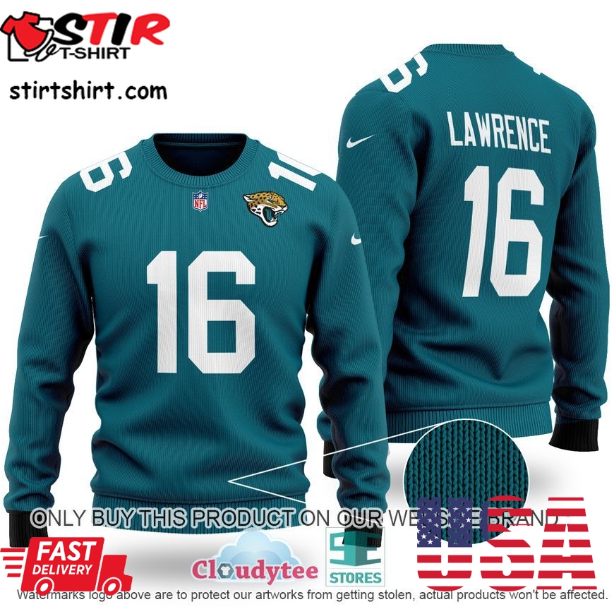 Lawrence 16 Jacksonville Jaguars Nfl Wool Sweater 