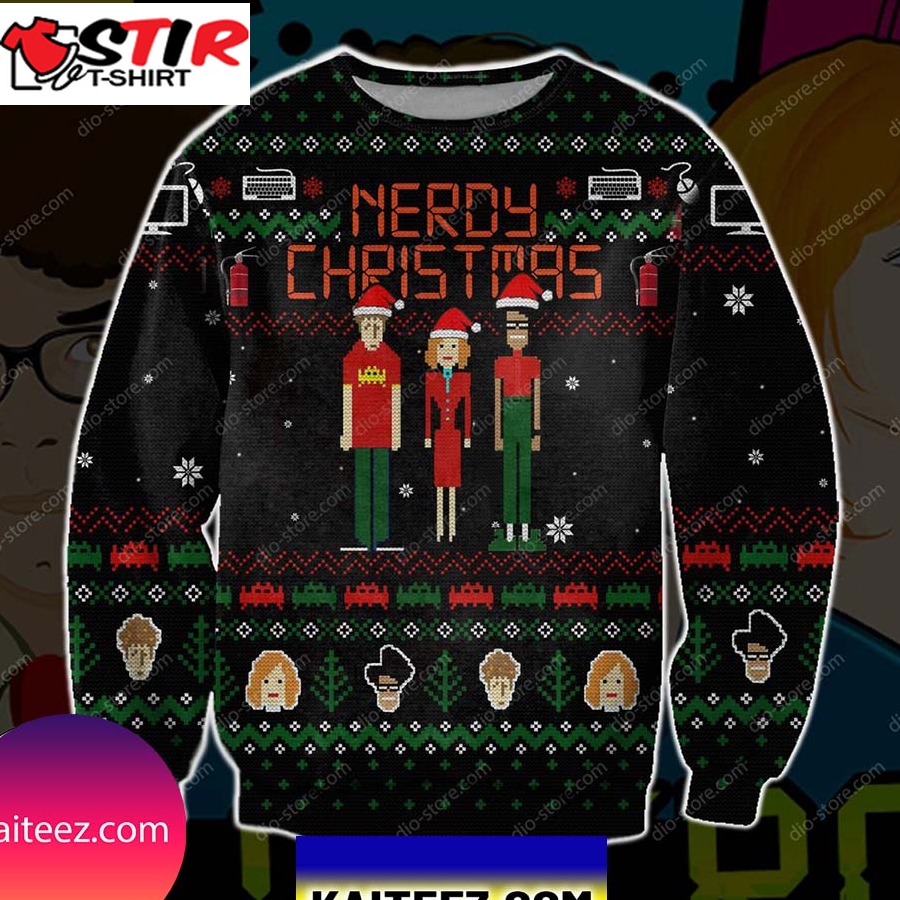 Let It Crowd 3D Print Christmas Ugly Sweater