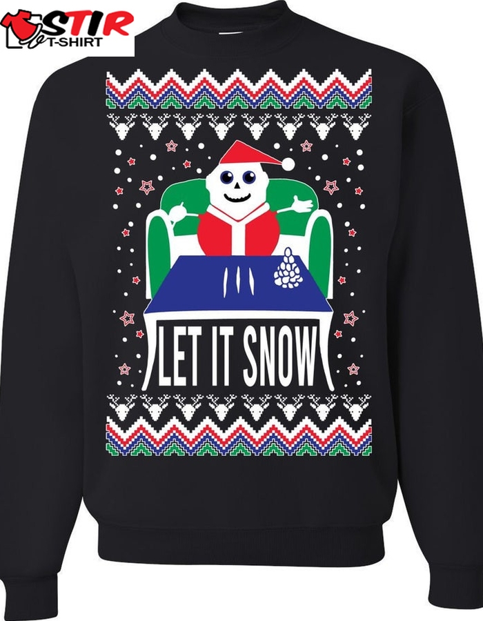 Let It Snow Ugly Sweatshirt, Christmas Ugly Sweater   224