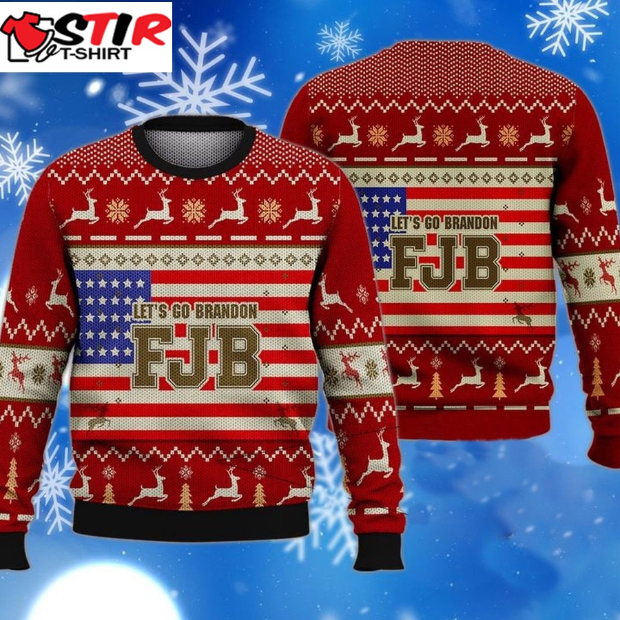 Let&8217;S Go Brandon Fjb Ugly Christmas Sweater