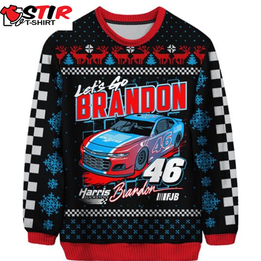 LetS Go Brandon Harris Suckstoo 46 Ugly Christmas Sweater