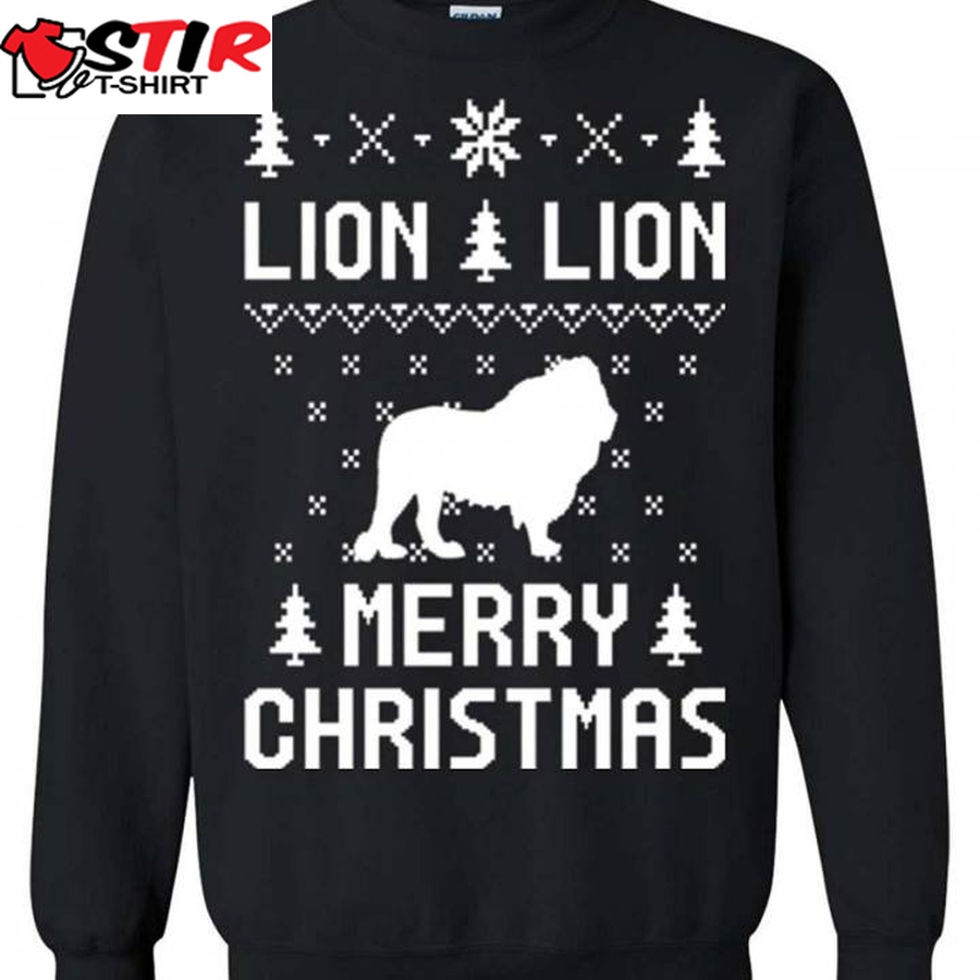 Lion Ugly Christmas Sweater   470