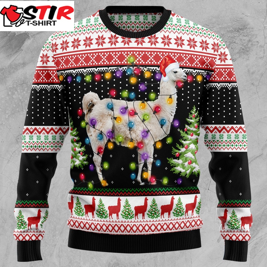 Llama Hit That D1410 Ugly Christmas Sweater Unisex Womens & Mens, Couples Matching, Friends, Funny Family Ugly Christmas Holiday Sweater Gifts (Plus Size Available)   Personalizedwitch