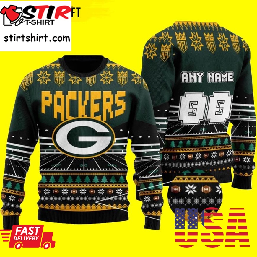 Logo Nfl Custom Green Bay Packers Ugly Christmas Sweater
