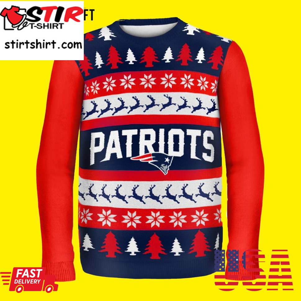 Logo Patriots New England Patriots Ugly Christmas Sweater