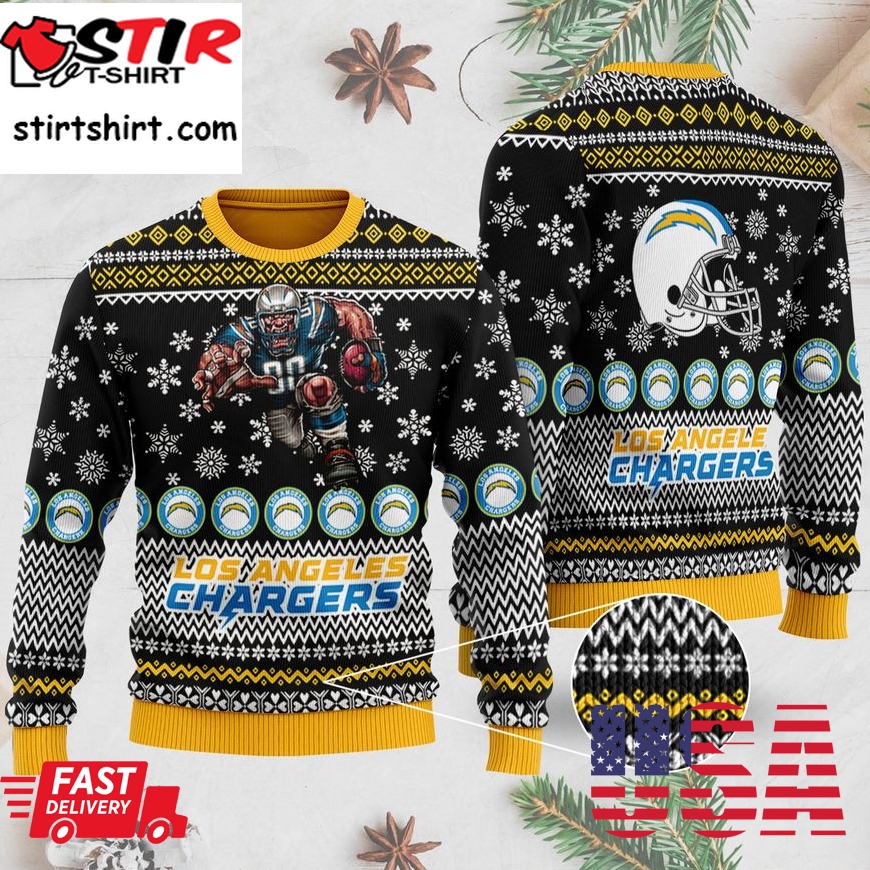 Los Angeles Chargers Ugly Sweater