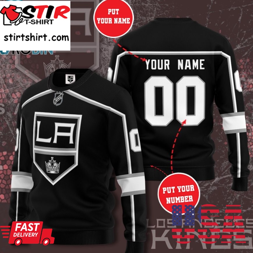 Los Angeles Kings Personalized 3D Full Printed Sweater