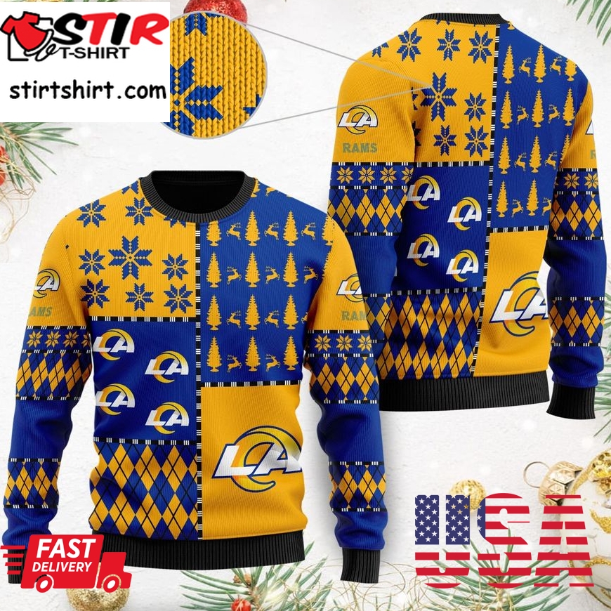 Los Angeles Rams Ugly Christmas Sweaters Best Christmas Gift For Rams Fans, Ugly Sweater, Christmas Sweaters, Hoodie, Sweatshirt, Sweater