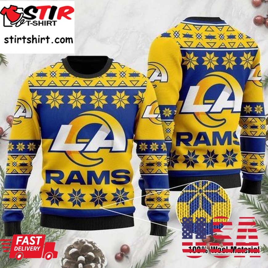 Los Angeles Rams Wool Christmas For Fans Ugly Christmas Sweater, All Over Print Sweatshirt, Ugly Sweater, Christmas Sweaters, Hoodie, Sweater
