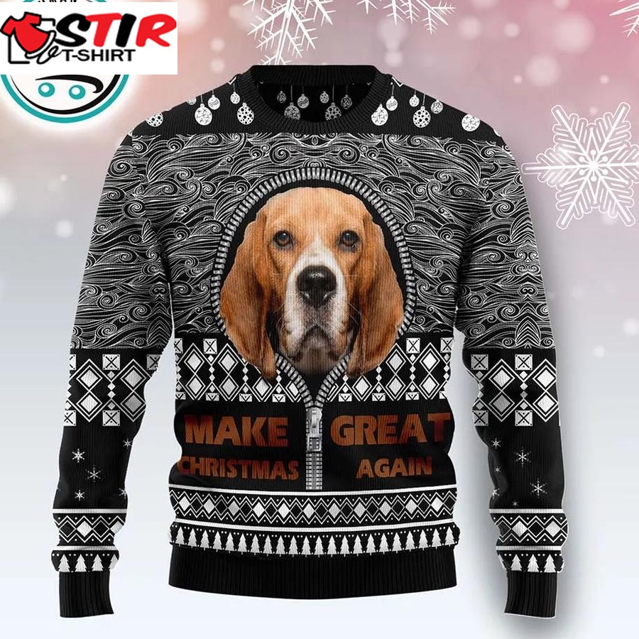 Lovely Beagle Ugly Christmas Sweater, Xmas Gift Idea For Beagles Dog Lover