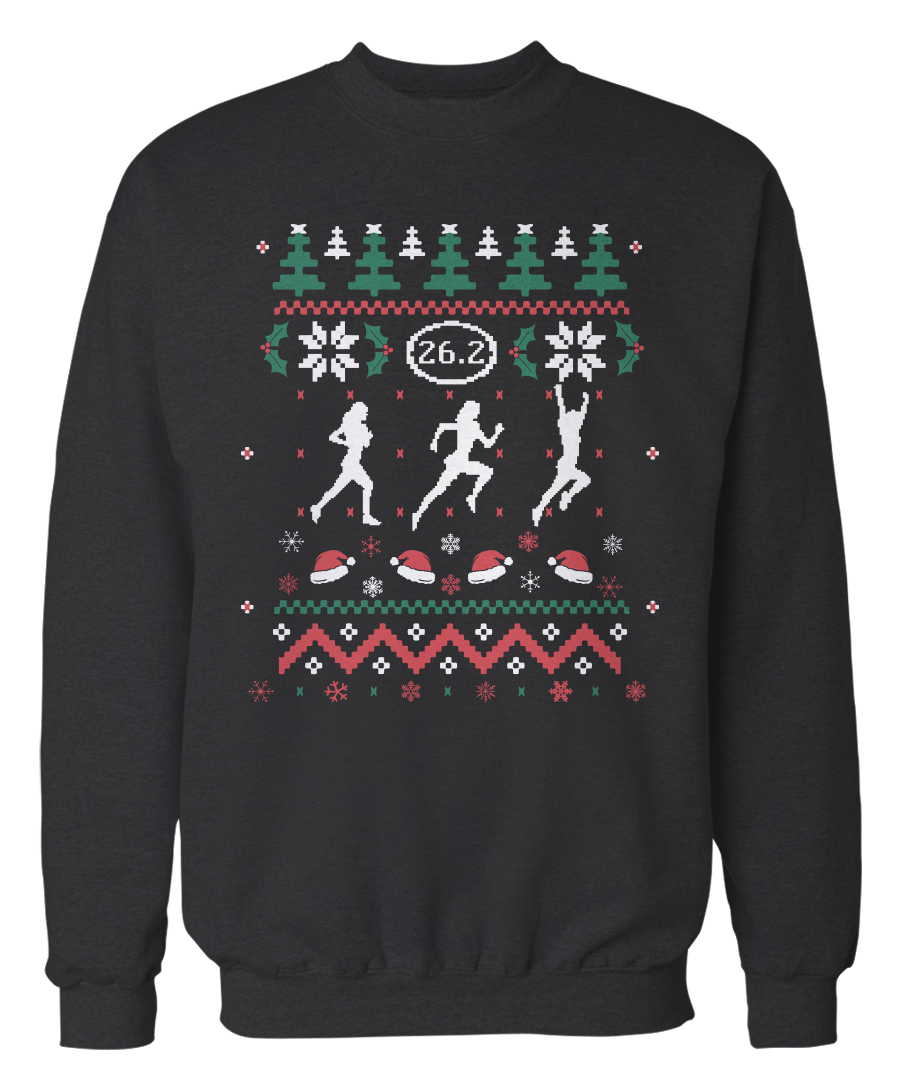 Marathon   Ugly Christmas Sweater