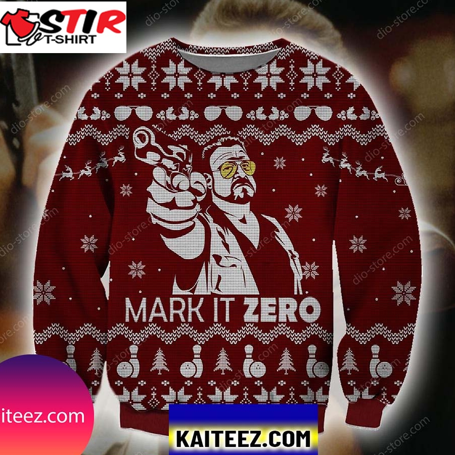 Mark It Zero Knitting Pattern 3D Print Christmas Ugly Sweater