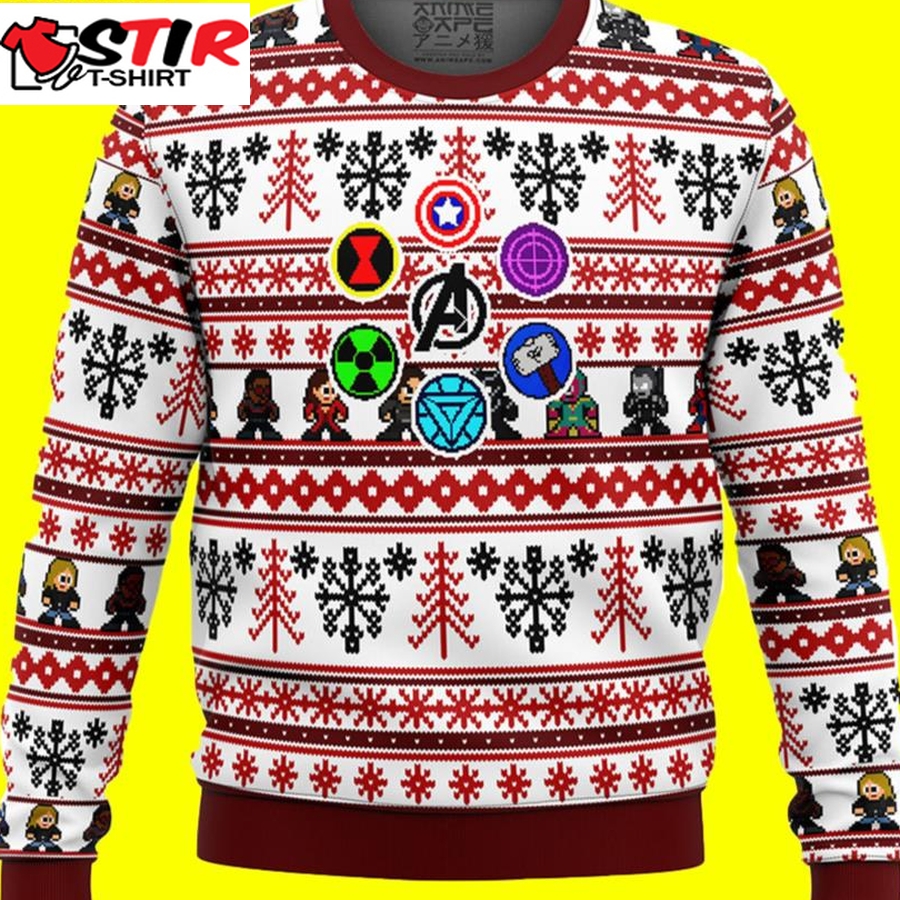 Marvel Avengers Retro Marvel Ugly Christmas Sweater