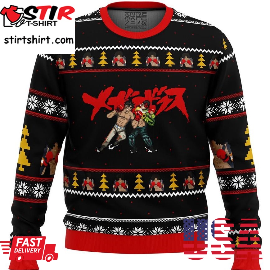 Megalo Box Sprites Premium Ugly Christmas Sweater