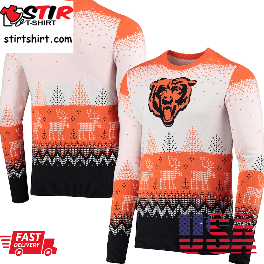 Men Chicago Bears Foco Ugly Sweaterpng