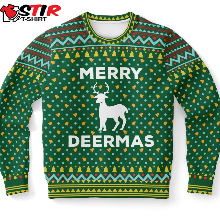 Merry Deermas Ugly Christmas Sweater