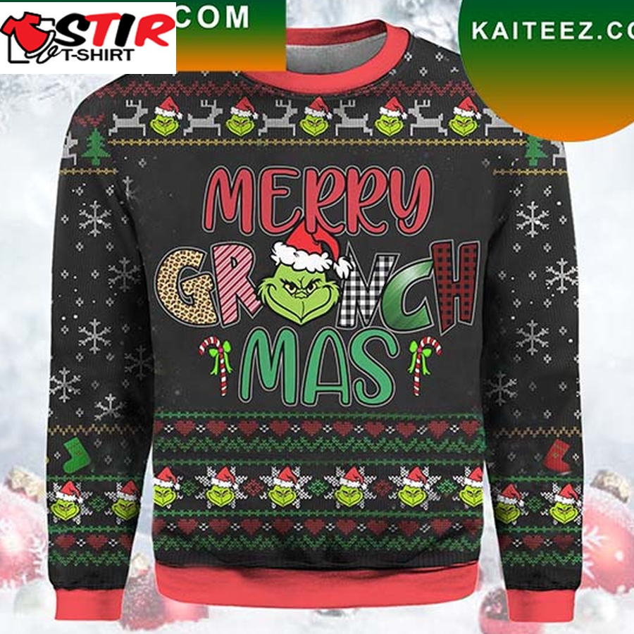 Merry Grinhmas The Grinch Christmas Ugly Sweater