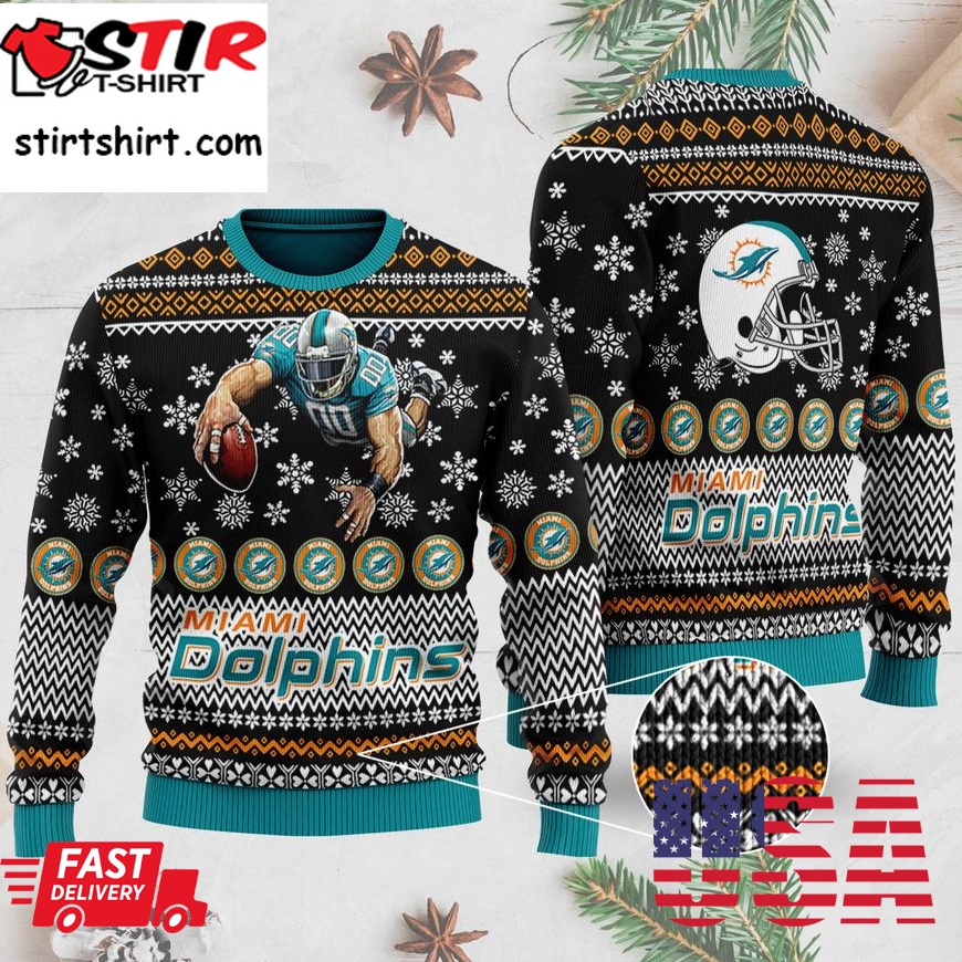 Miami Dolphins Ugly Sweater