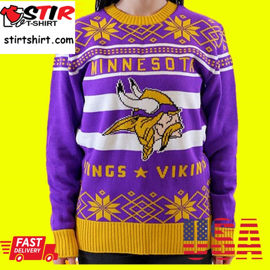 Minnesota Vikings Ugly Christmas Sweater Adult