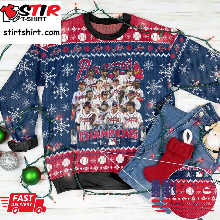 Mlb Atlanta Braves Ugly Christmas Sweater 2021