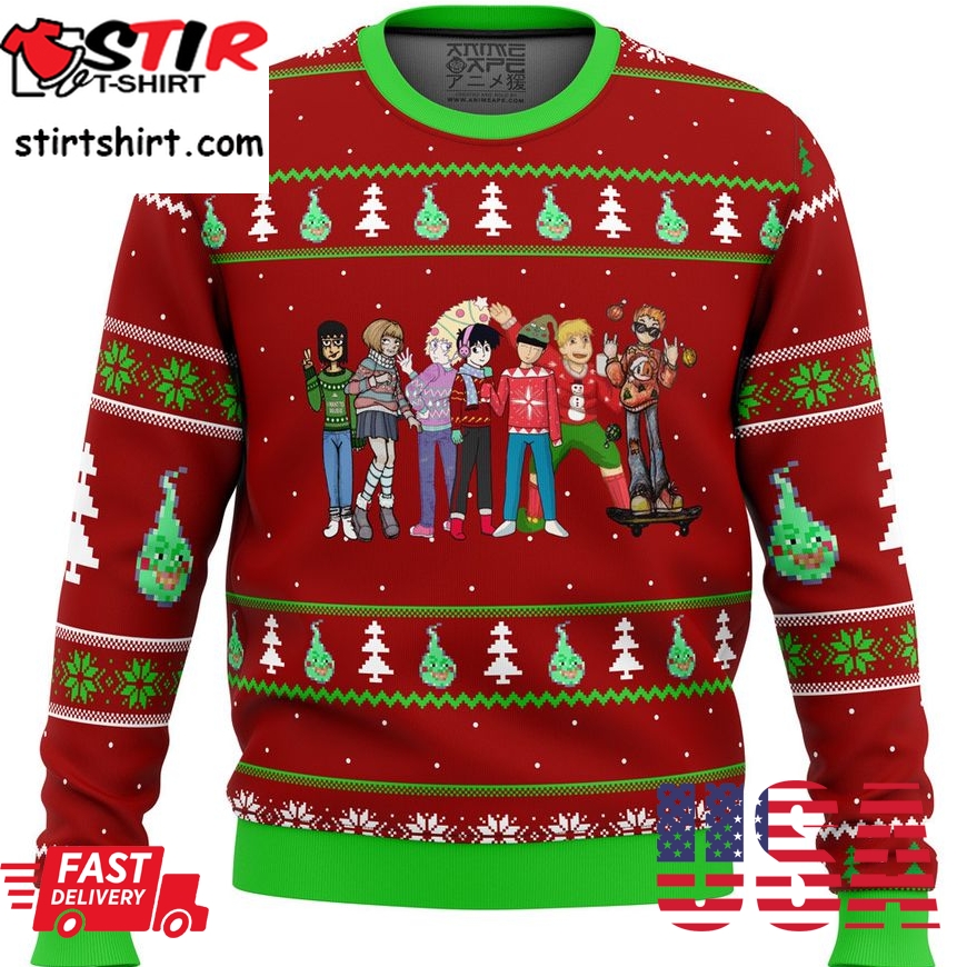 Mob Psycho 100 Holiday Ugly Sweater
