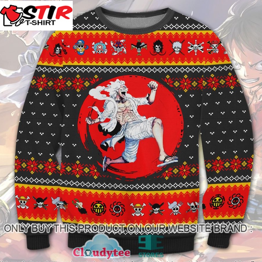 Monkey D Luffy Gear 5 Christmas Ugly Sweater &8211; Limited Edition