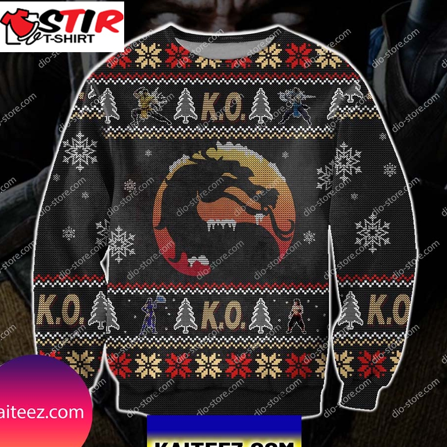 Mortal Kombat Game 3D Print Christmas Ugly Sweater