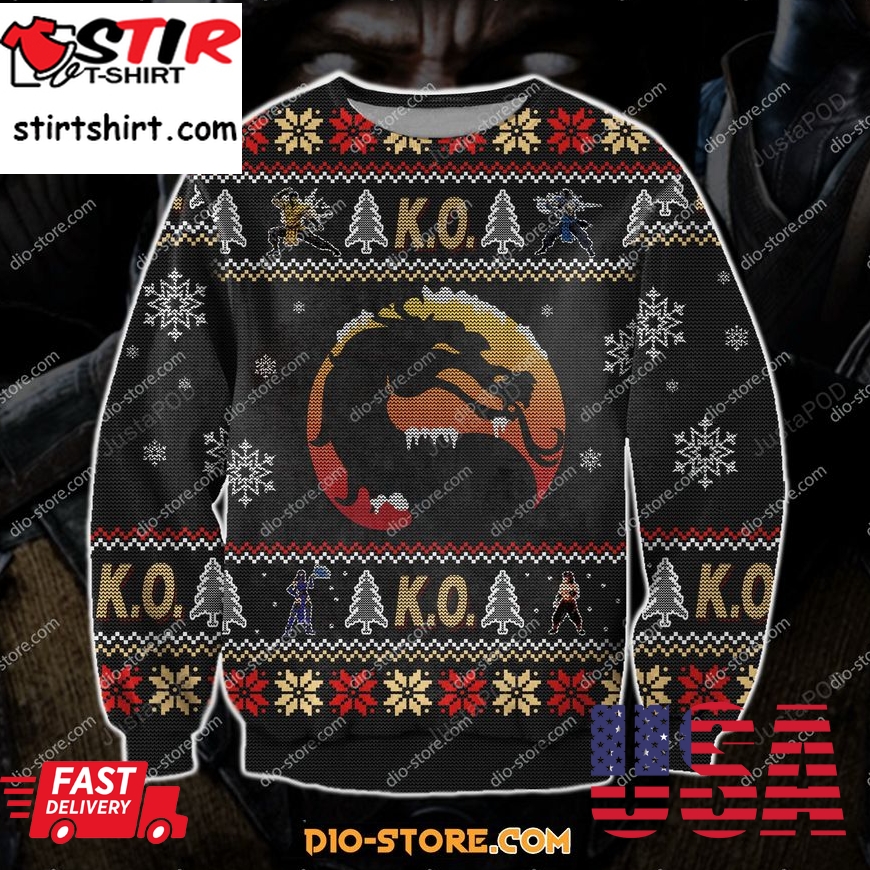 Mortal Kombat Game Ugly Christmas Sweater, All Over Print Sweatshirt, Ugly Sweater, Christmas Sweaters, Hoodie, Sweater