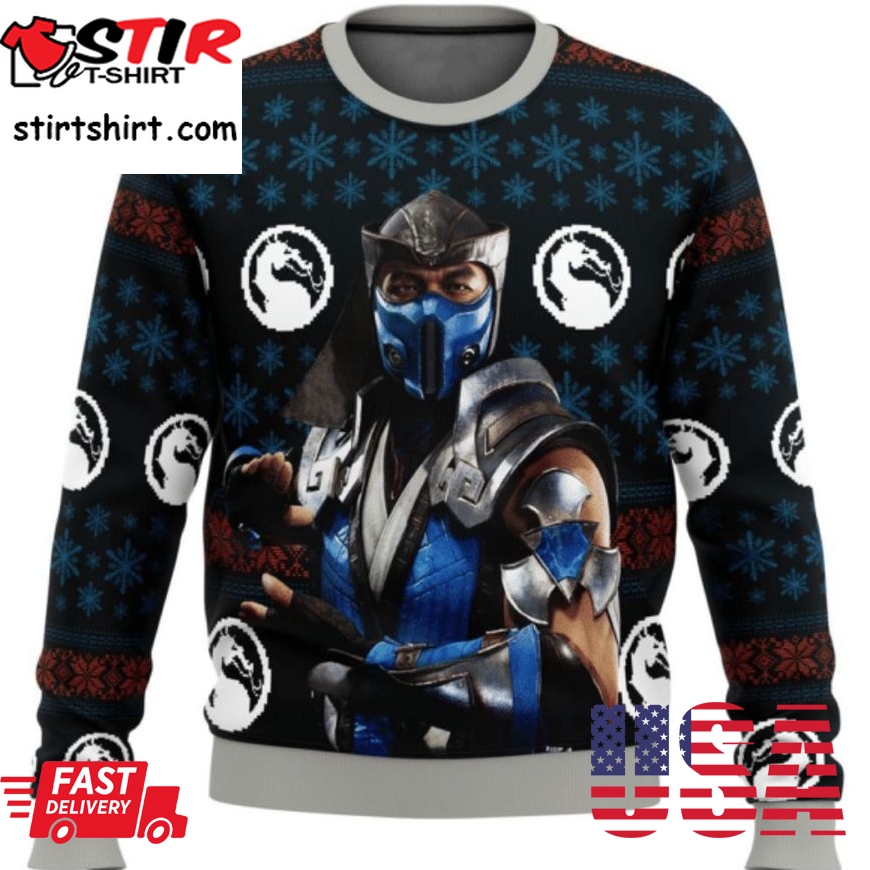 Mortal Kombat Sub Zero    Mortal Kombat Gift Fan Ugly Sweater