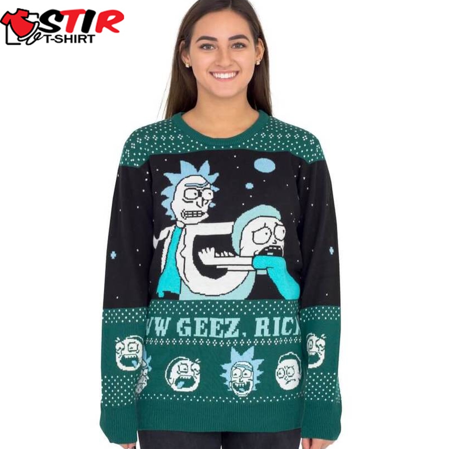 Morty And Rick Ugly Christmas Sweater