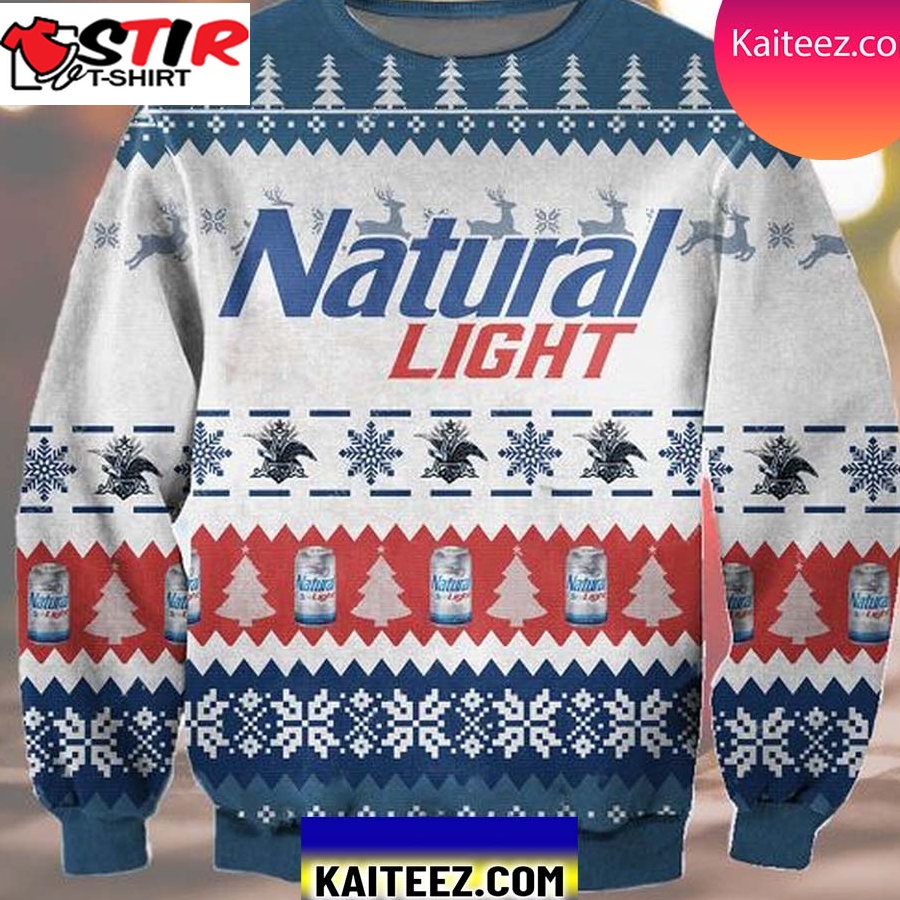 Natural Light 3D Christmas Ugly Sweater