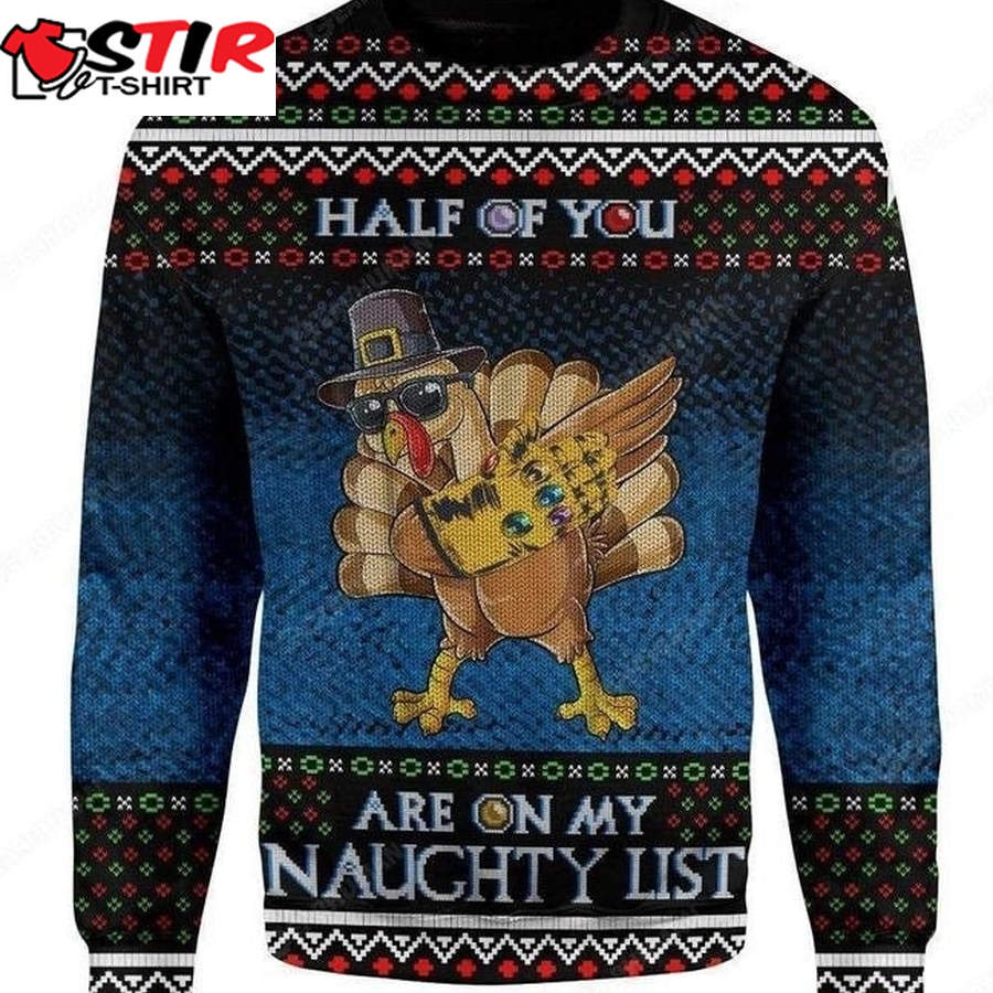 Naughty Turkey Ugly Christmas Wool Knitted Sweater