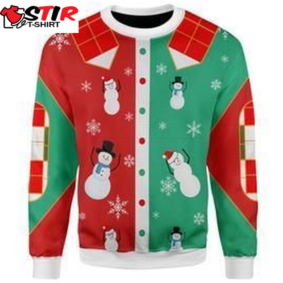 Nell&8217;S Snowmen Ugly Christmas Sweater 3D