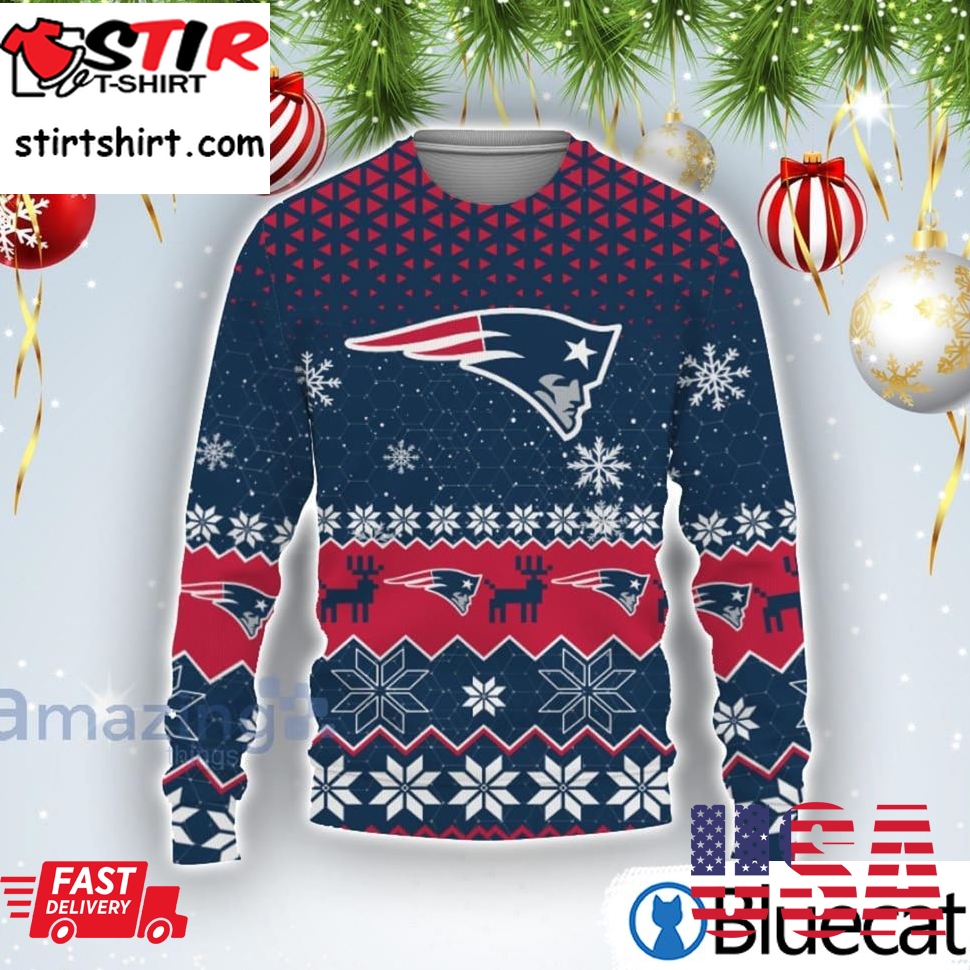 New England Patriots Sports Football American Ugly Christmas Sweater