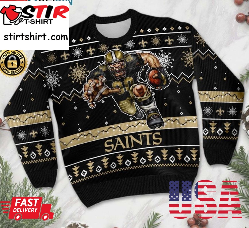 New Orleans Saints Ugly Christmas Sweater