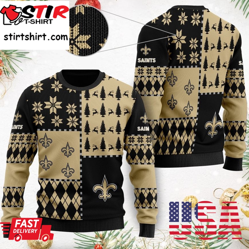 New Orleans Saintss Full Size For Sale Best Christmas Gift For Saints Fans Ugly Christmas Sweater, Christmas Sweaters, Hoodie, Sweatshirt, Sweater