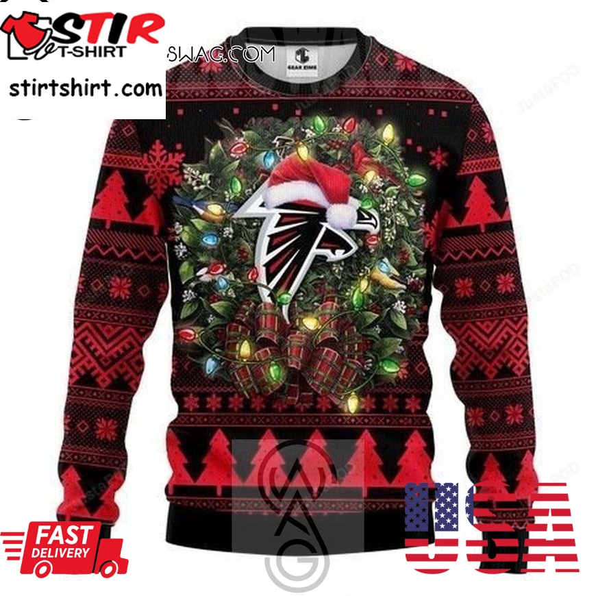 Nfl Atlanta Falcons Knitting Pattern Ugly Christmas Sweater