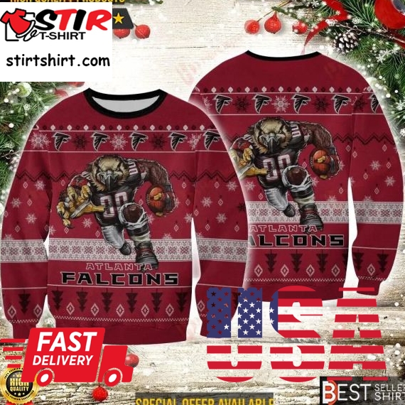 Nfl Atlanta Falcons Players Football Christmas Ugly Sweater