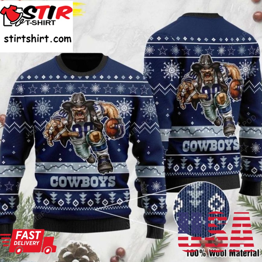 Nfl Cowboys Dallas Ugly Christmas Sweater Vintage
