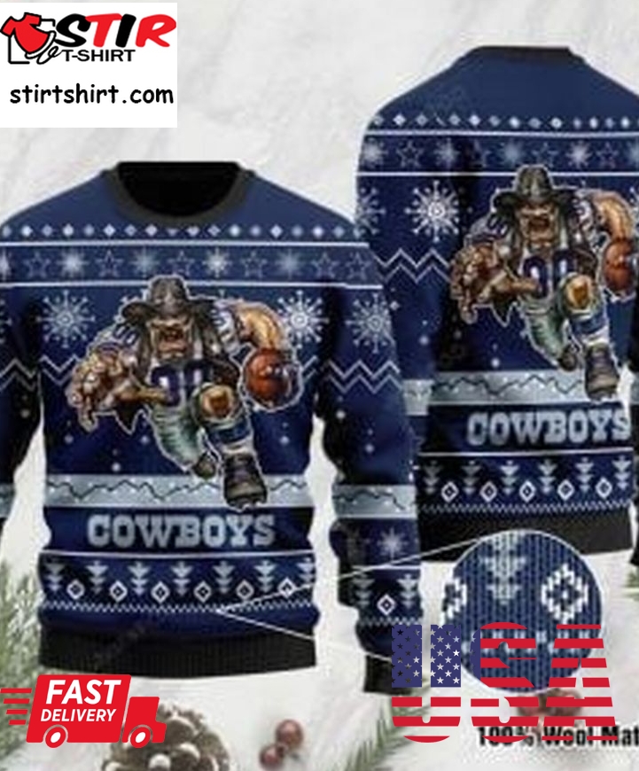 Nfl Dallas Cowboys Ugly Christmas Sweater, All Over Print Sweatshirt, Ugly Sweater, Christmas Sweaters, Hoodie, Sweater