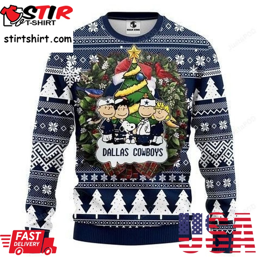Nfl Dallas Cowboys Ugly Christmas Sweater All Over Print Sweatshirt