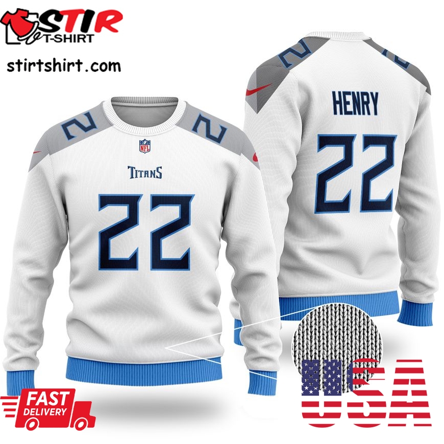 Nfl Derrick Henry 22 Tennessee Titans Christmas Sweater