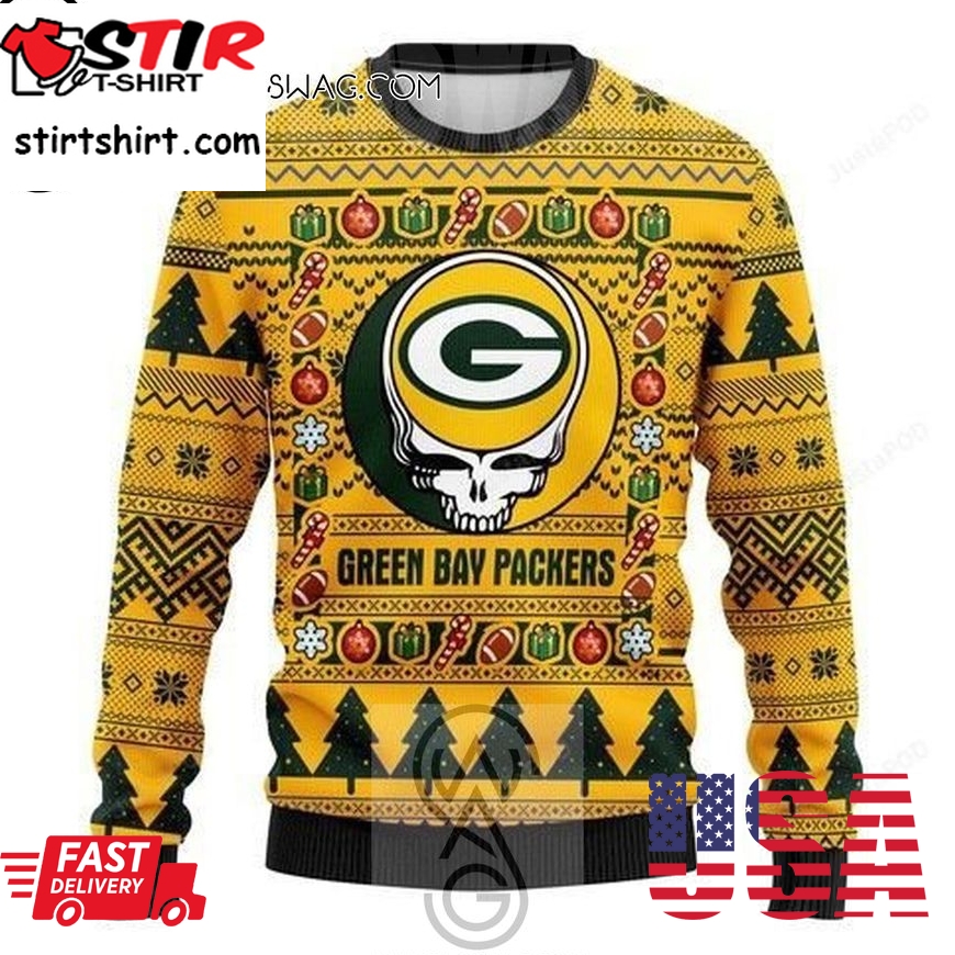 Nfl Green Bay Packers Knitting Pattern Ugly Christmas Sweater