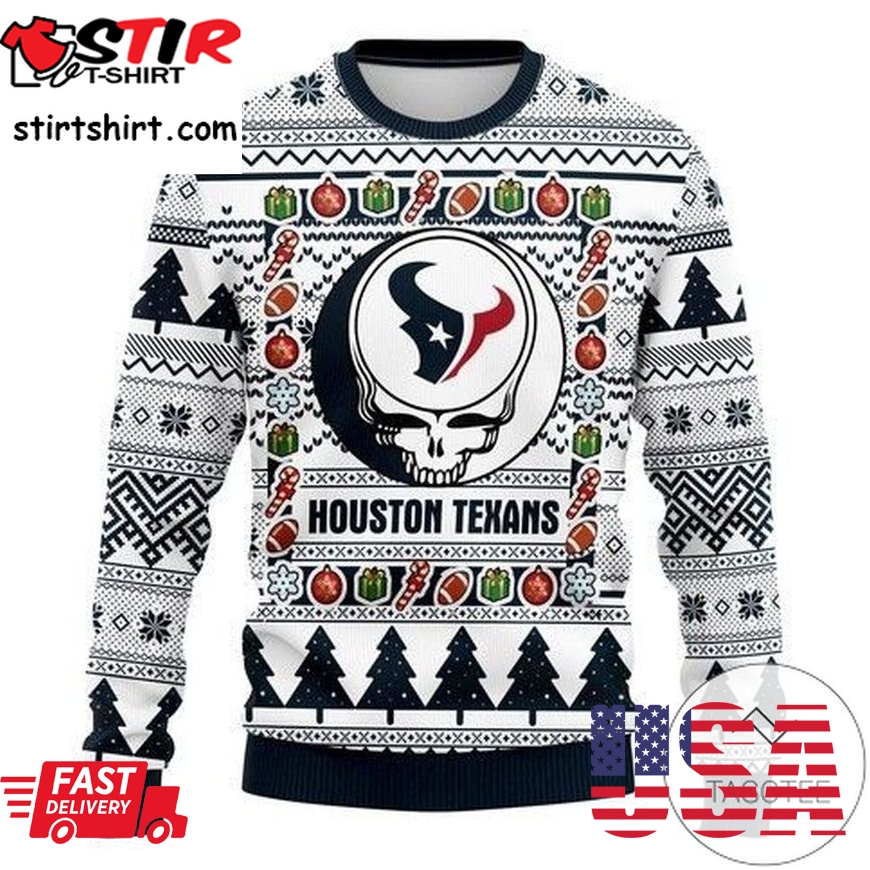 Nfl Houston Texans Grateful Dead Ugly Sweater